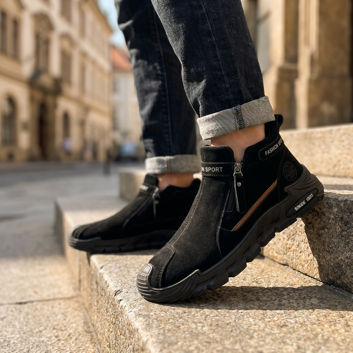 Jaquarius – Nowoczesne Trampki z Bocznym Zamkiem