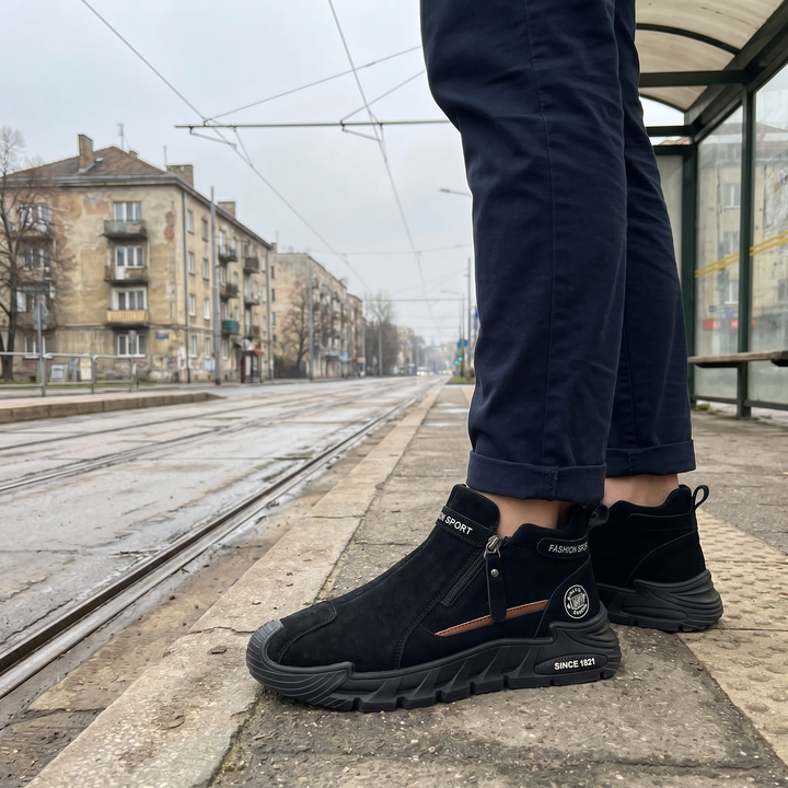 Jaquarius – Nowoczesne Trampki z Bocznym Zamkiem
