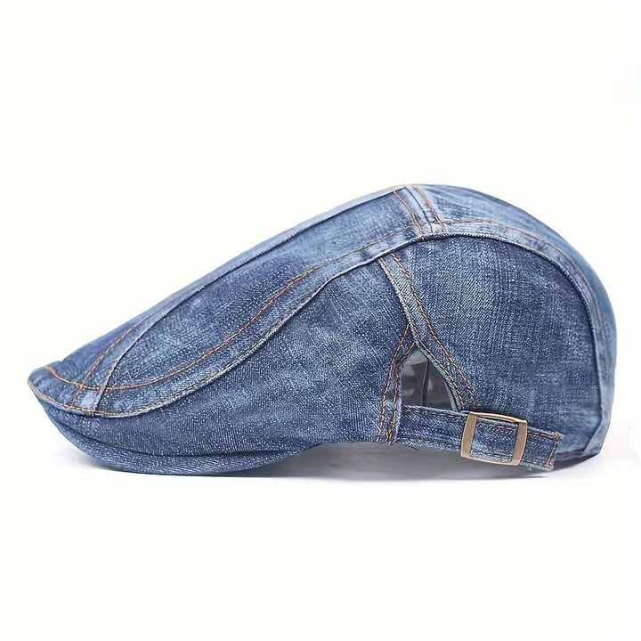 DenimCrown – Swobodny Beret Dżinsowy Unisex