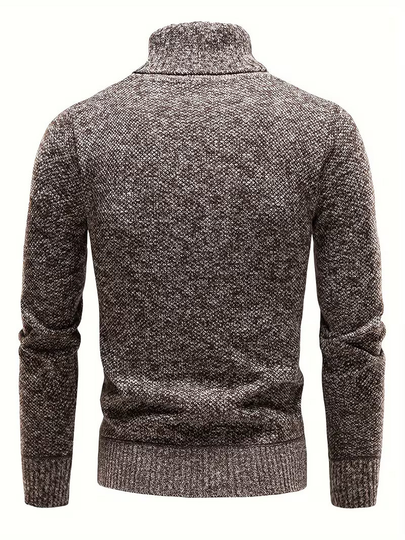 Wessam – Elegancki Sweter Z Dzianiny Z Golfem