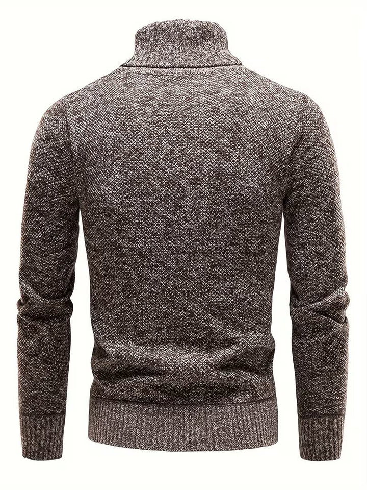 Wessam – Elegancki Sweter Z Dzianiny Z Golfem
