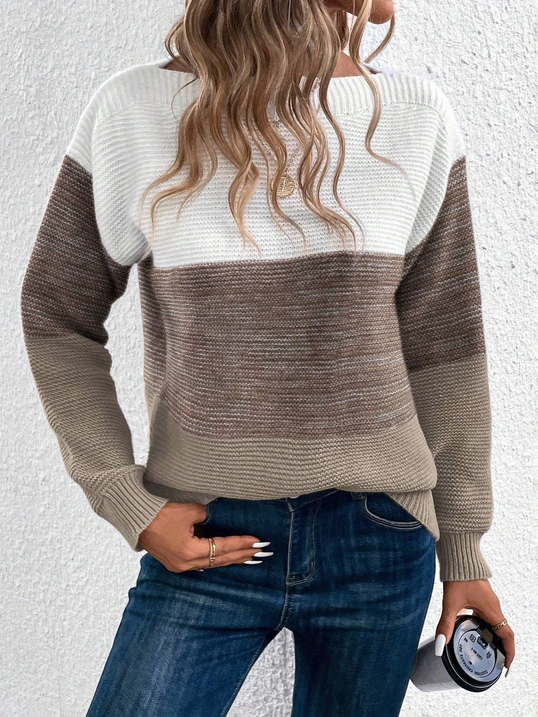 Faria – Elegancki Sweter Z Długim Rękawem