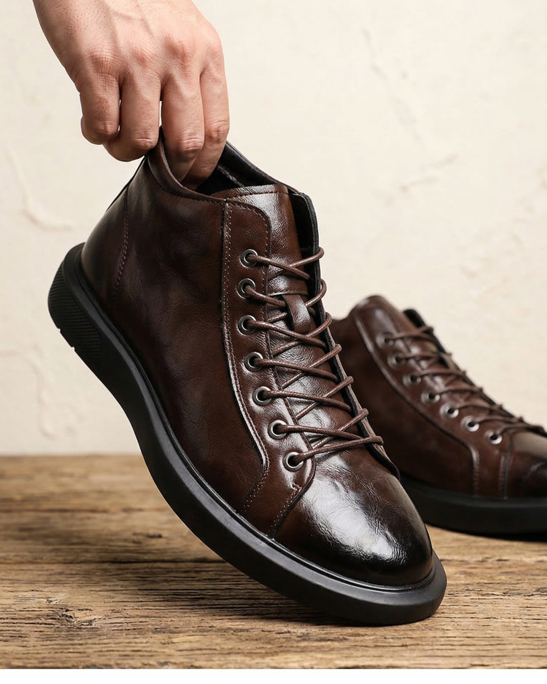 Kervens – Skórzane Buty Sznurowane
