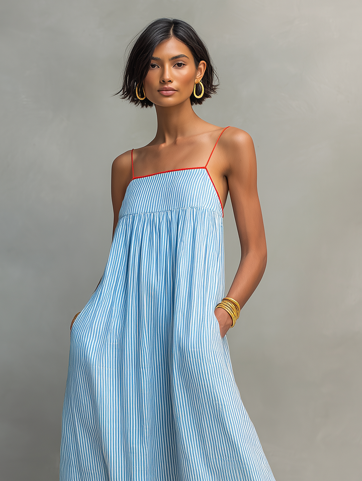 Aliyeva – Sukienka Maxi w Paski