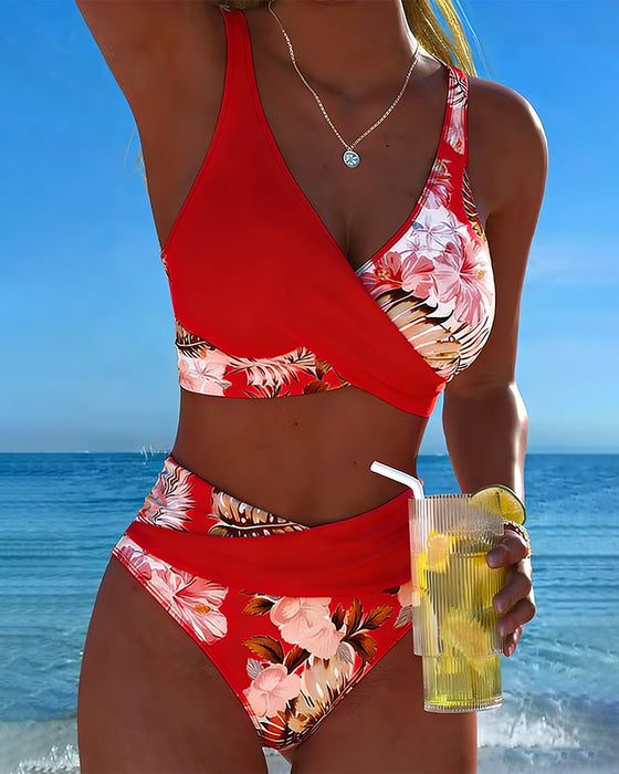 Killiane – Bikini z Kontrastowym Wzorem Kwiatowym