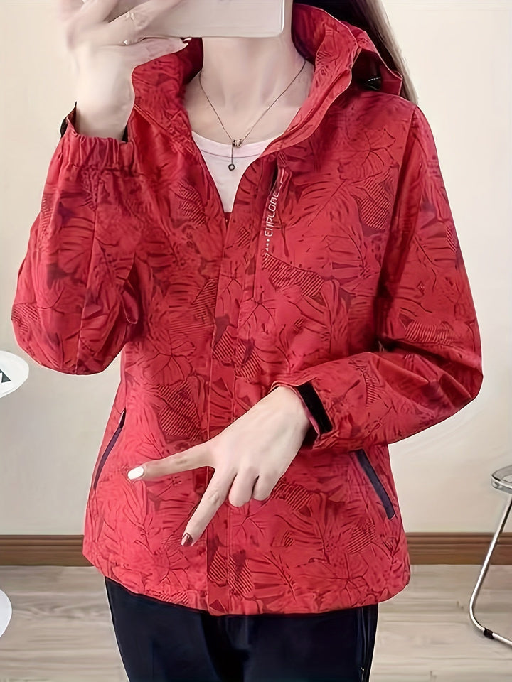 Joana – Kurtka z Nadrukiem Chroniąca Przed Wiatrem