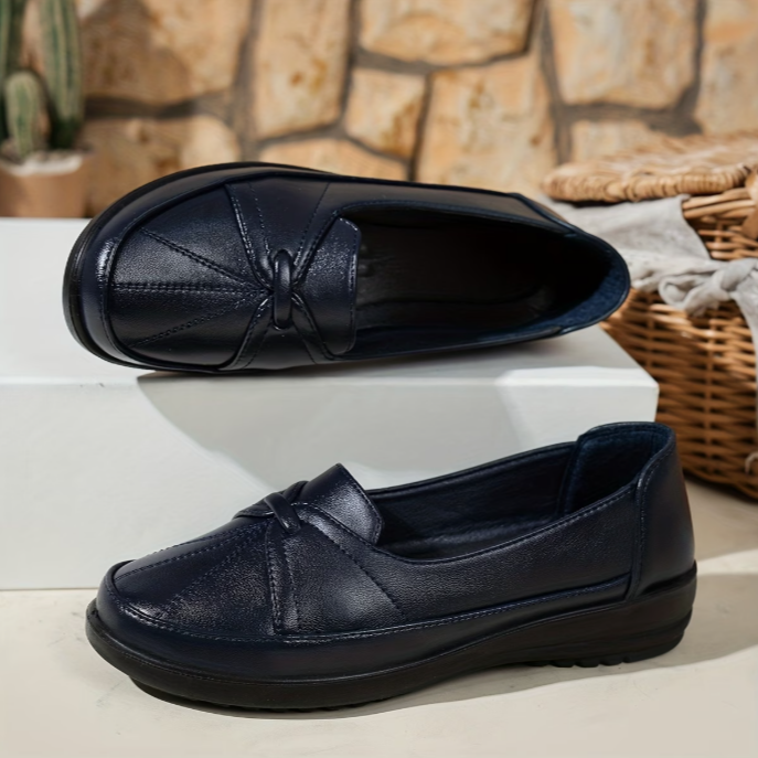 Logina – Mokasyny Typu „Penny Loafers” Ze Sztucznej Skóry
