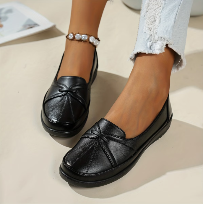 Logina – Mokasyny Typu „Penny Loafers” Ze Sztucznej Skóry