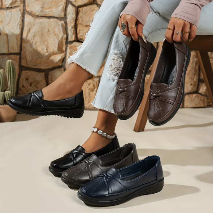 Logina – Mokasyny Typu „Penny Loafers” Ze Sztucznej Skóry