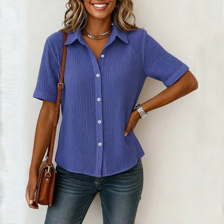 Selime – Prosta Bluzka W Stylu Casual