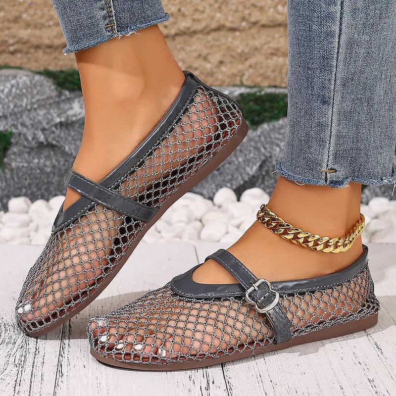 Krijnen – Buty Typu Mary Jane w Stylu Casualowym