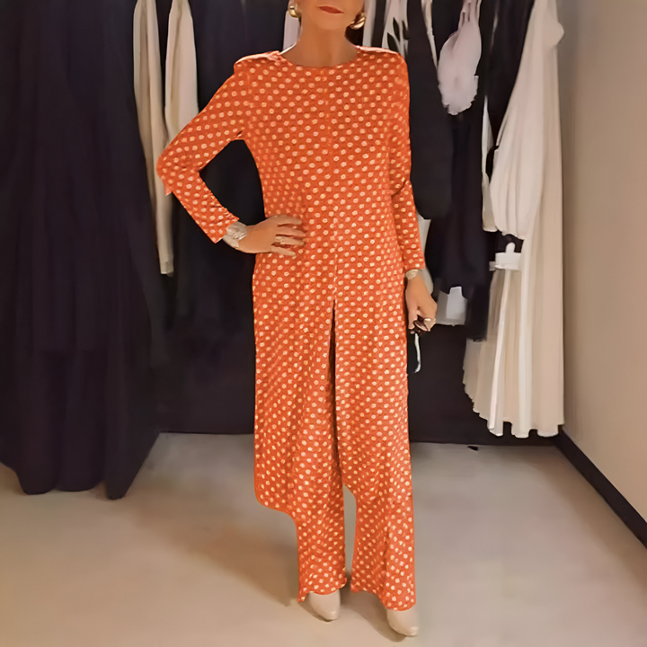 Maryse – Dwuczęściowy Zestaw w Wesołe Groszki