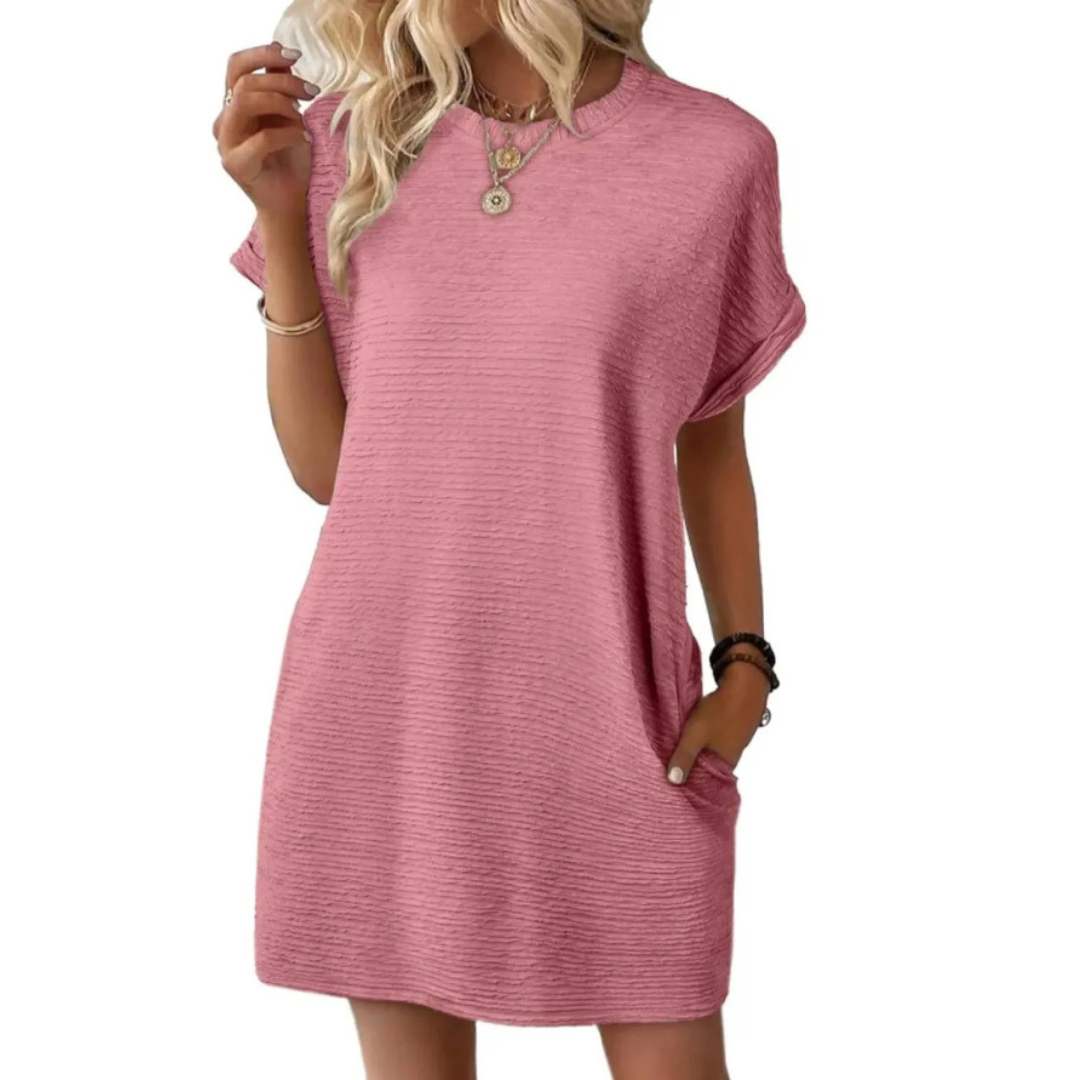 Elviaa – Elegancka Sukienka mini z Kieszenią