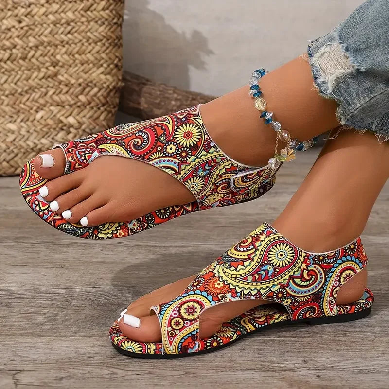 Grimes – Baleriny Typu Slingback w Stylu Bohemy
