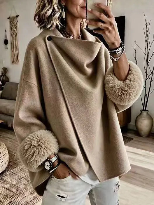 Maddia - Elegancka Kurtka Ze Sztucznego Futra