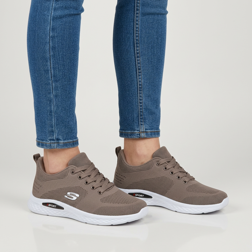Alixia - Wygodne Sznurowane Sneakersy