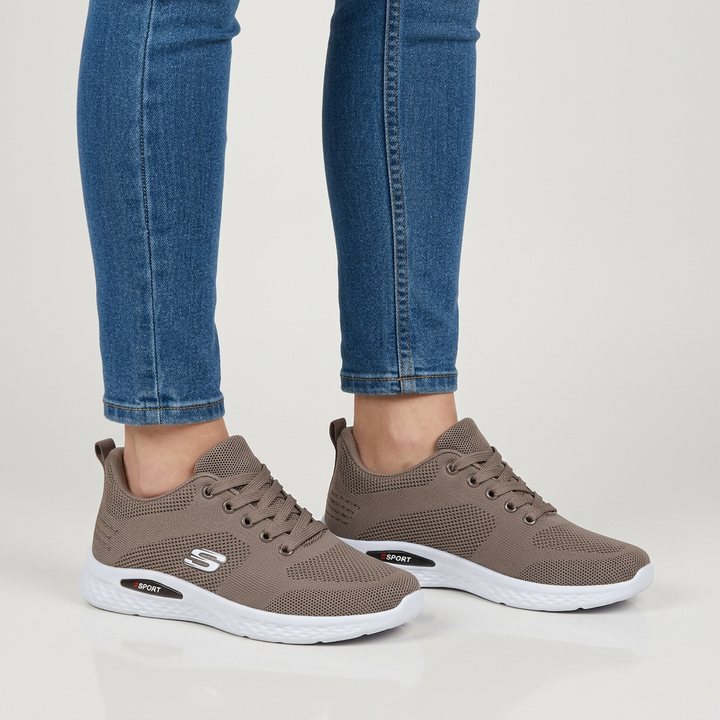 Alixia - Wygodne Sznurowane Sneakersy