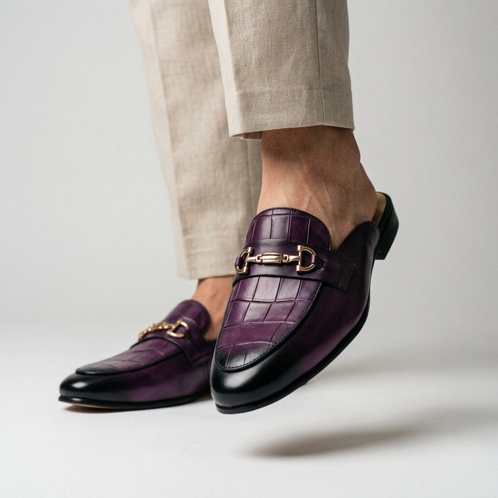 Idris – Skórzane Buty Z Odkrytą Piętą