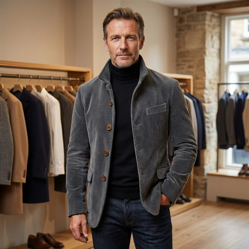 Eusebiu – Stylowa Kurtka w Stylu Vintage