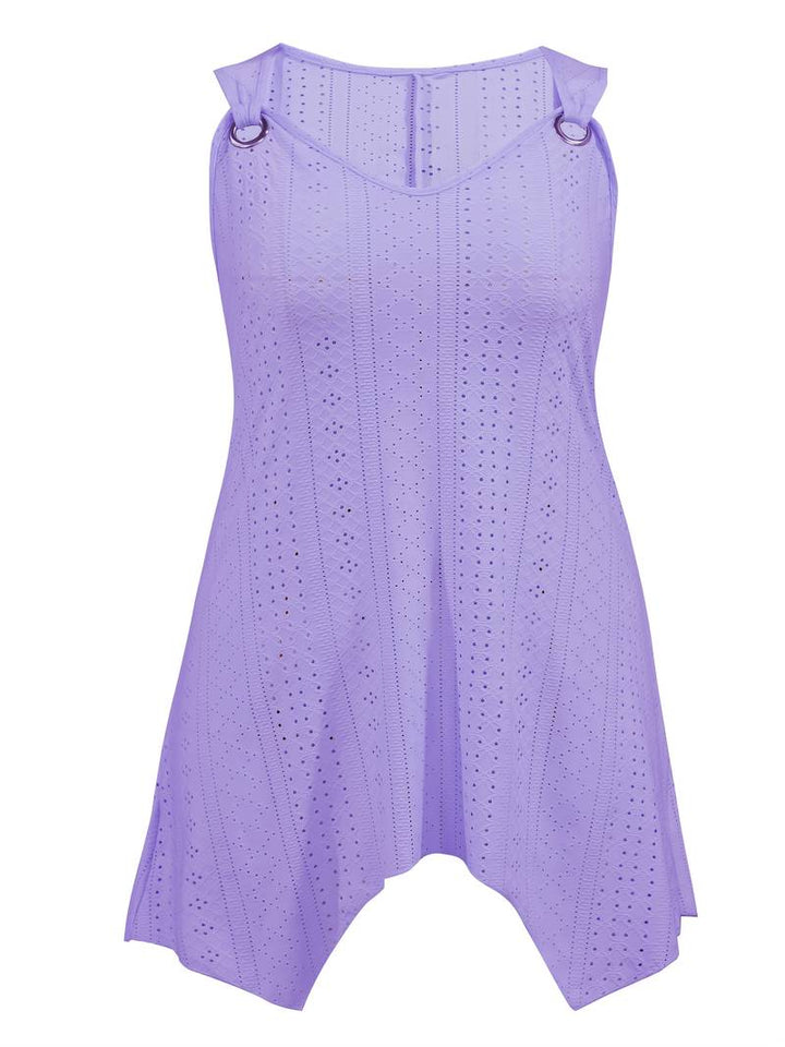 Ndeshiko - Elegancka Bluzka W Stylu Patchworkowym O Swobodnym Kroju