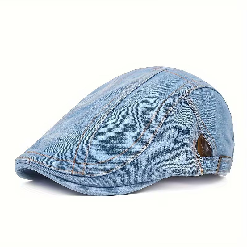 DenimCrown – Swobodny Beret Dżinsowy Unisex