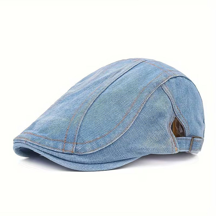 DenimCrown – Swobodny Beret Dżinsowy Unisex