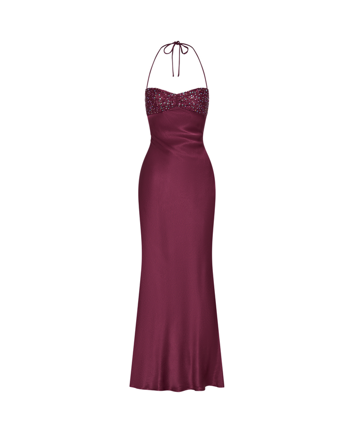 Nilysha – Elegancka Sukienka Maxi Bez Rękawów