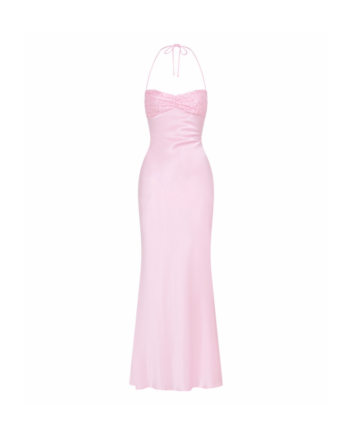 Nilysha – Elegancka Sukienka Maxi Bez Rękawów