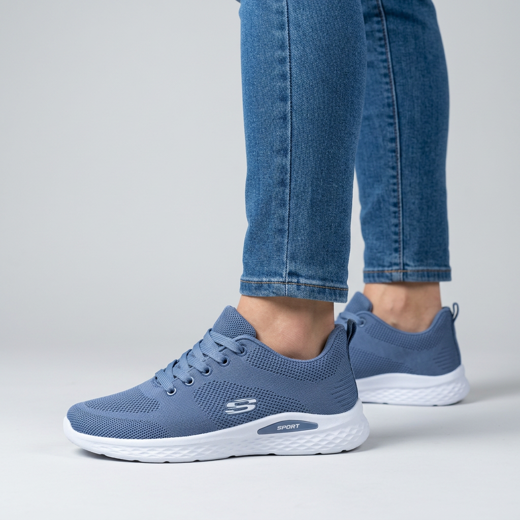 Alixia - Wygodne Sznurowane Sneakersy