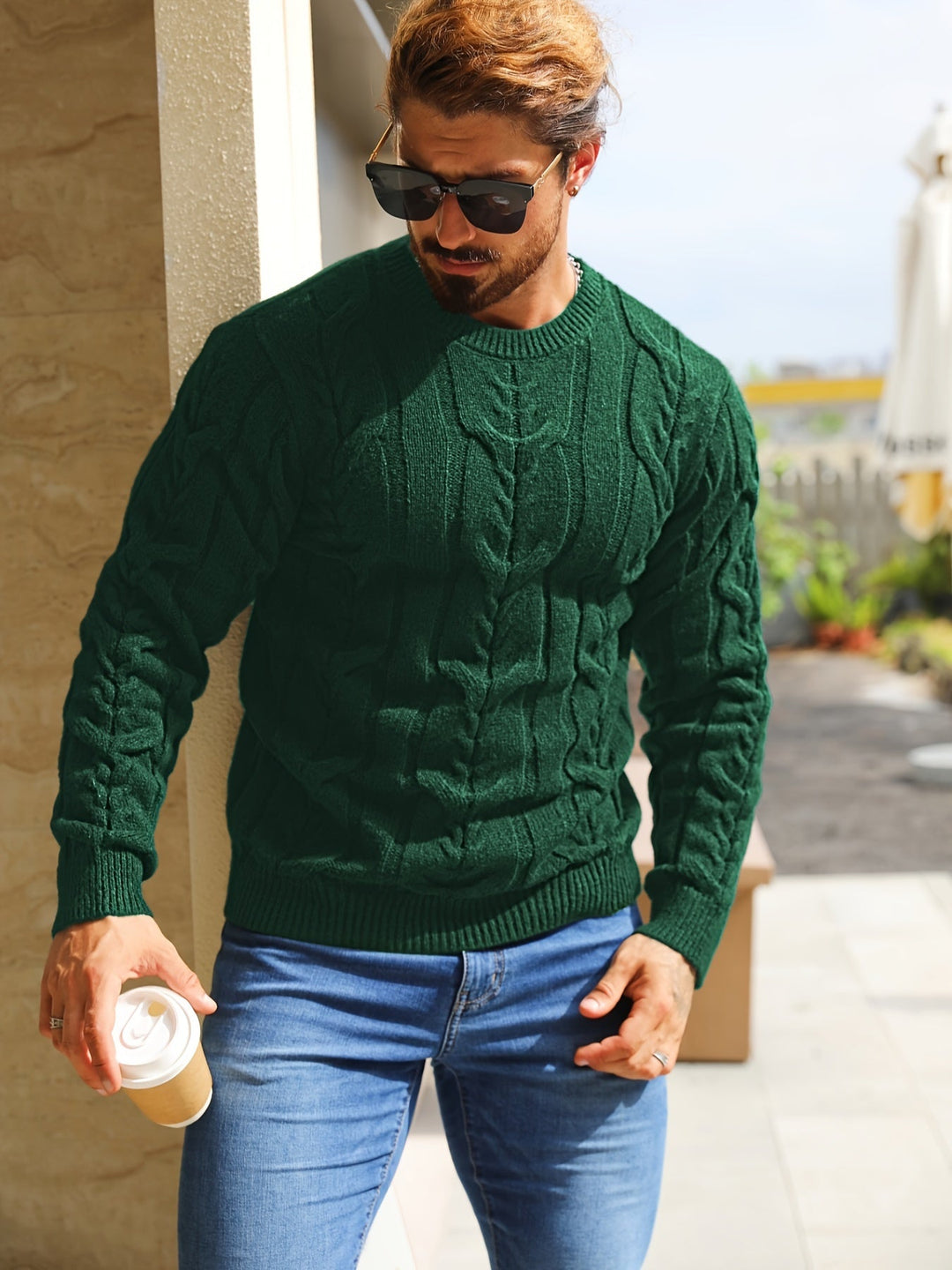 Bavon - Swobodny Sweter W Paski