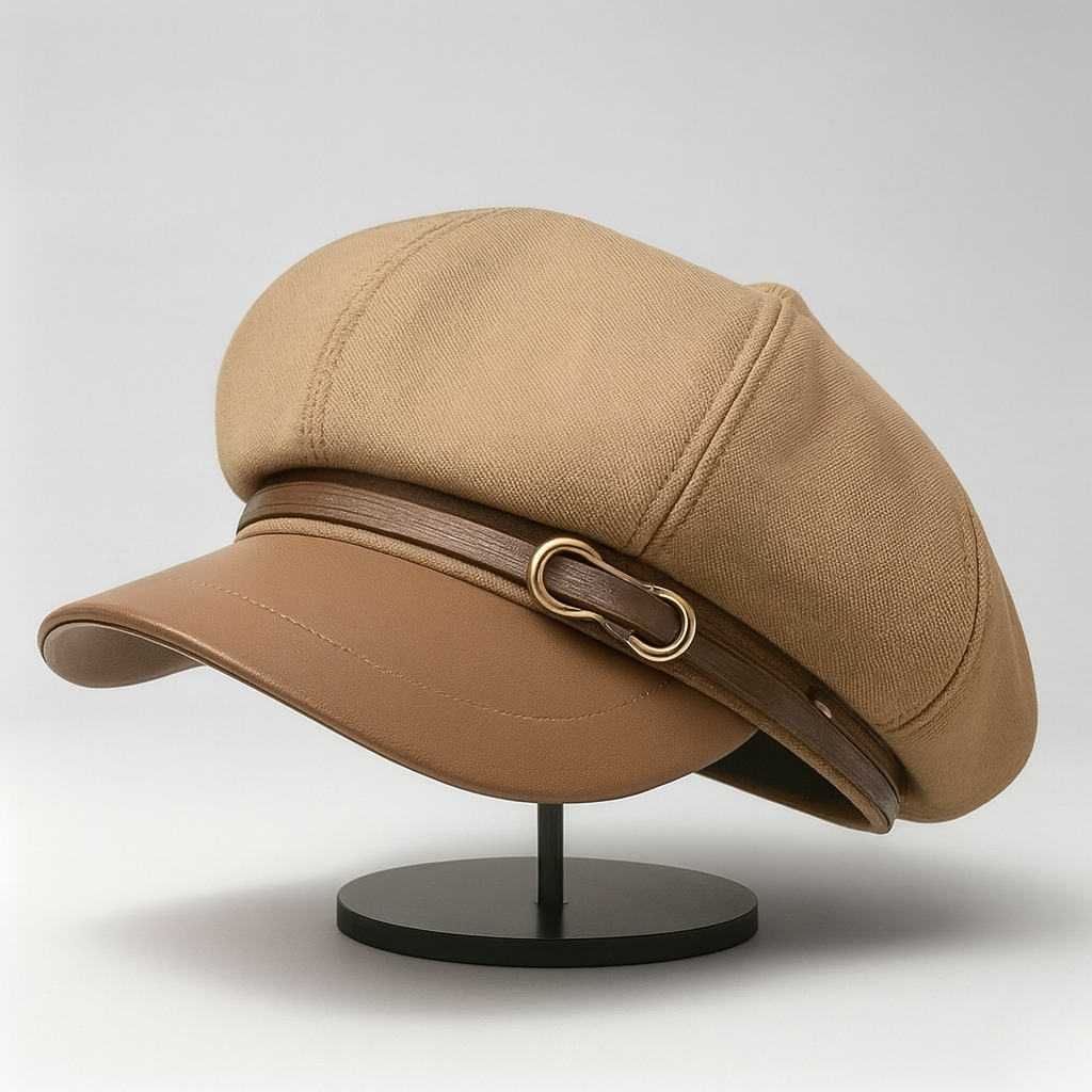 Naurine – Swobodna Wełniana Czapka Beret