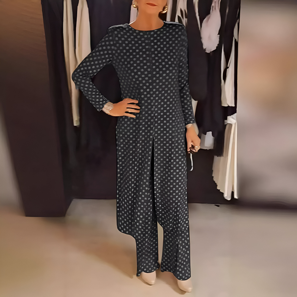 Maryse – Dwuczęściowy Zestaw w Wesołe Groszki