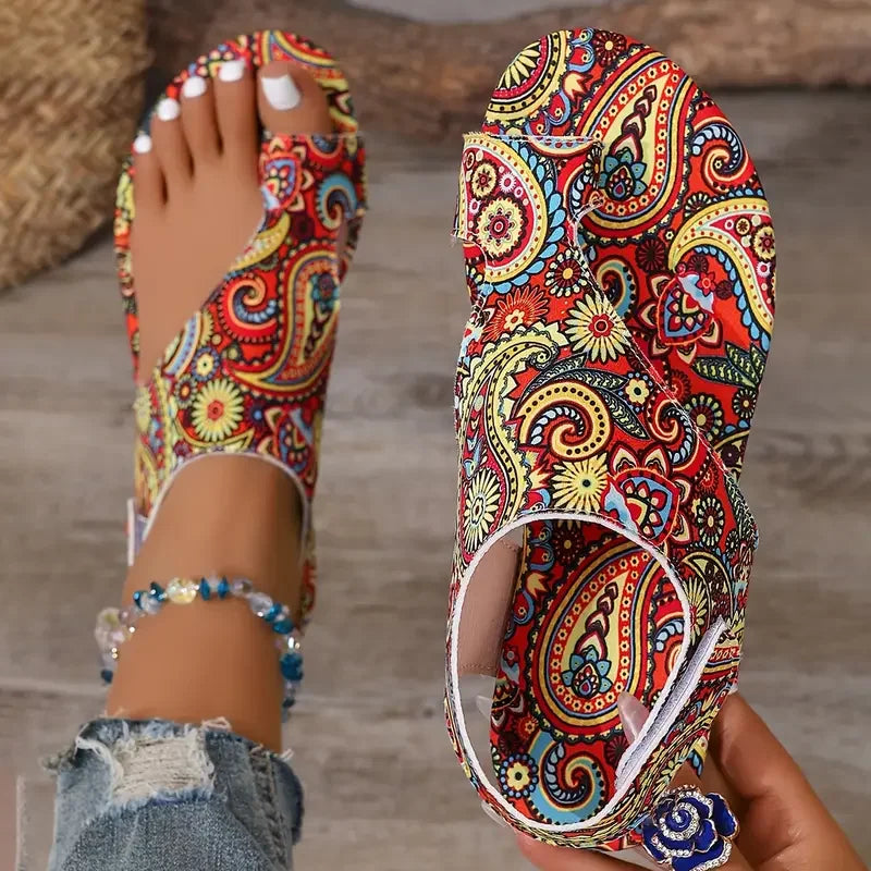 Grimes – Baleriny Typu Slingback w Stylu Bohemy