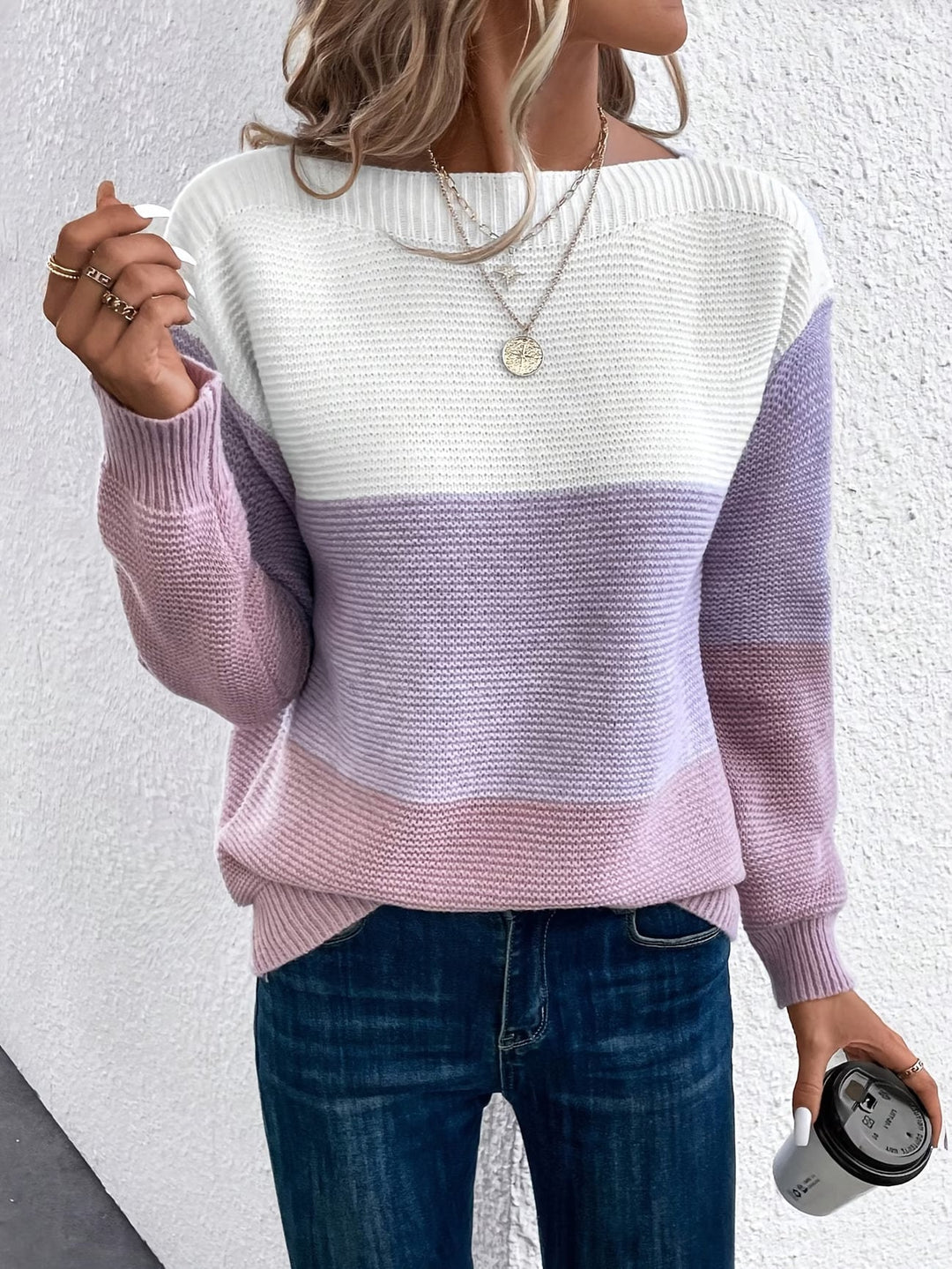 Faria – Elegancki Sweter Z Długim Rękawem