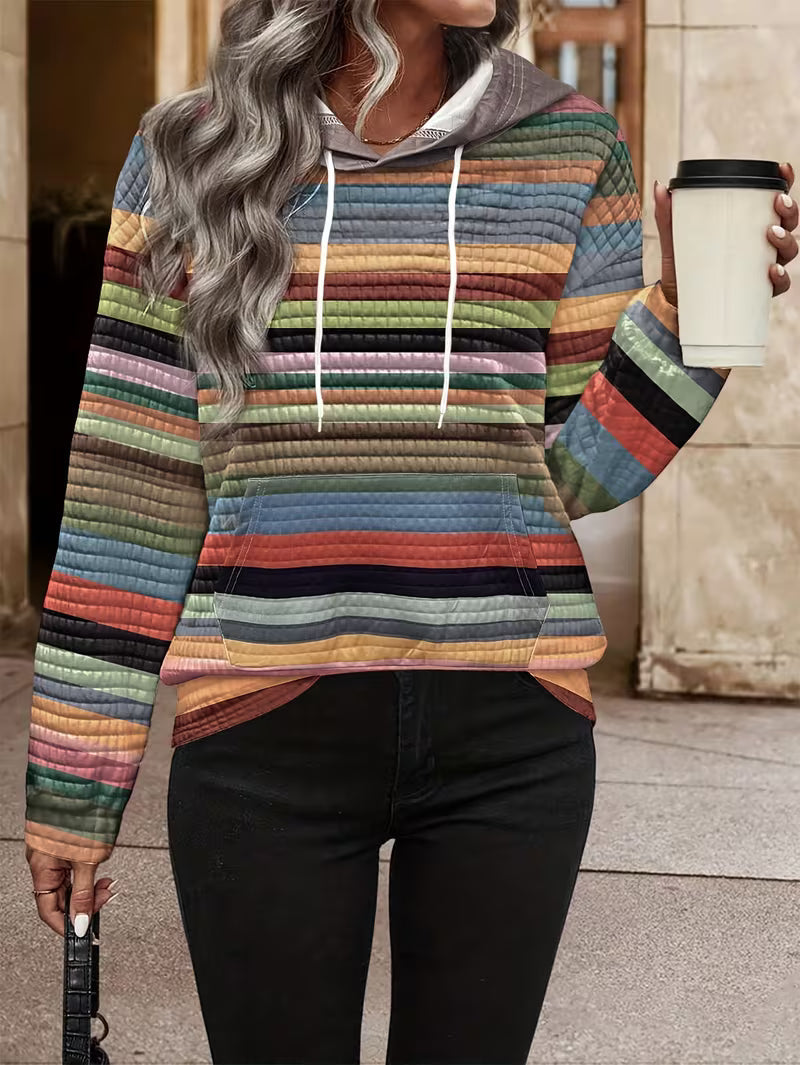 Bilisha – Bluza Z Kapturem W Paski