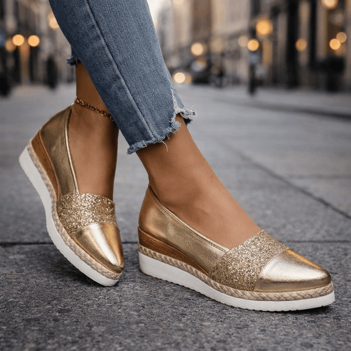 Jahaira - Elegancki Antypoślizgowy Buty na Koturnie