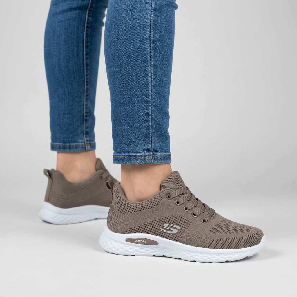 Alixia - Wygodne Sznurowane Sneakersy