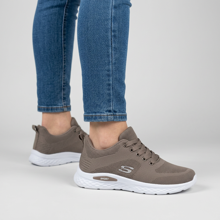 Alixia - Wygodne Sznurowane Sneakersy