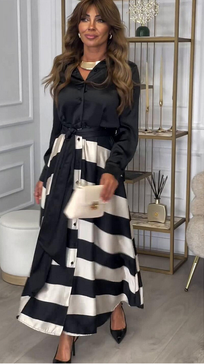 Vandana – Sukienka Maxi w Paski