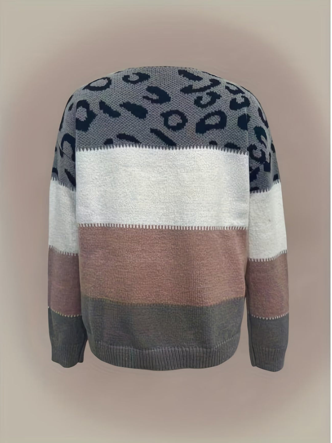 Lona – Sweter Z Dzianiny W Panterkę