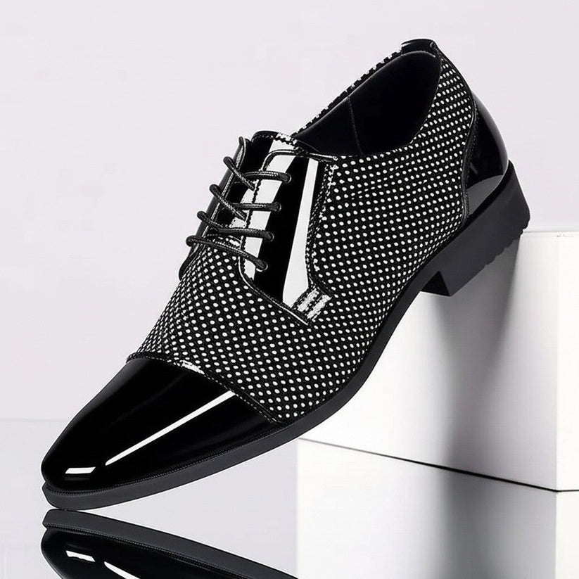 Dernard - Skórzane Buty Sznurowane