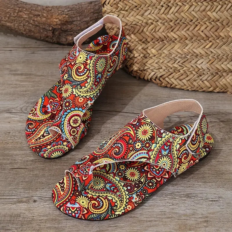 Grimes – Baleriny Typu Slingback w Stylu Bohemy