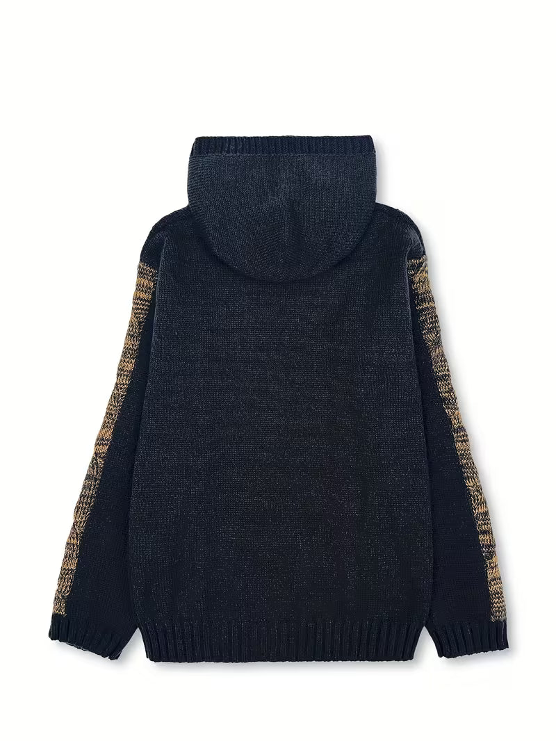 Cypriana – Elegancki Sweter z Kapturem