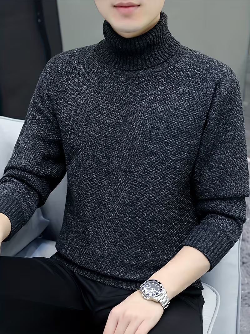 Wessam – Elegancki Sweter Z Dzianiny Z Golfem