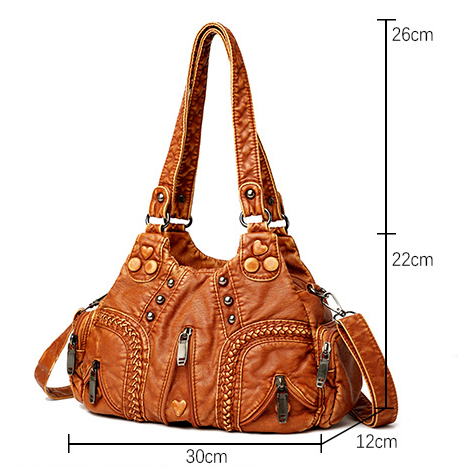 Alician – Torba w Stylu Boho z Wieloma Kieszeniami Zapinanymi na Zamek