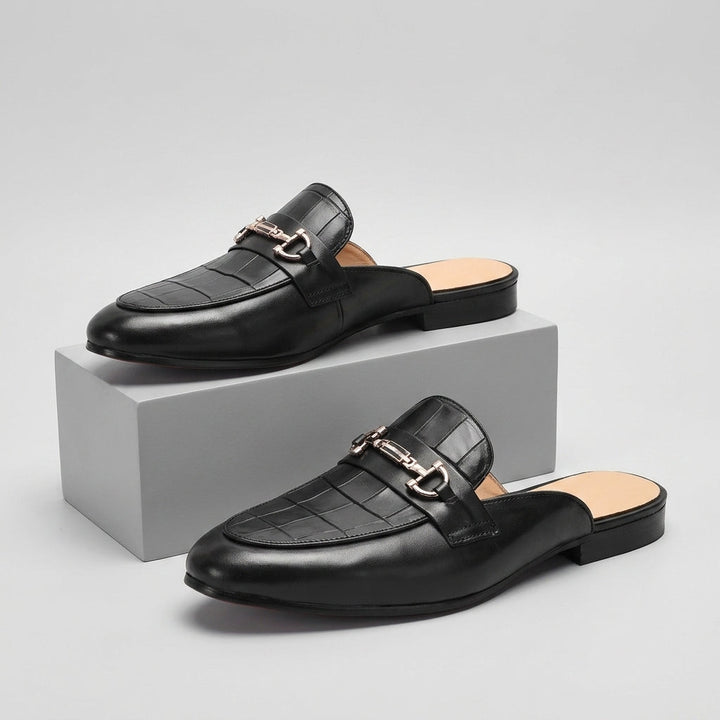 Idris – Skórzane Buty Z Odkrytą Piętą