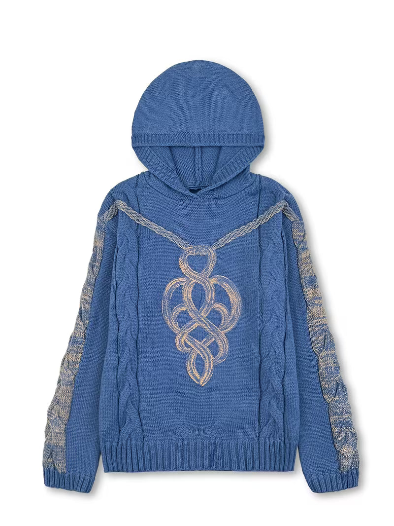 Cypriana – Elegancki Sweter z Kapturem