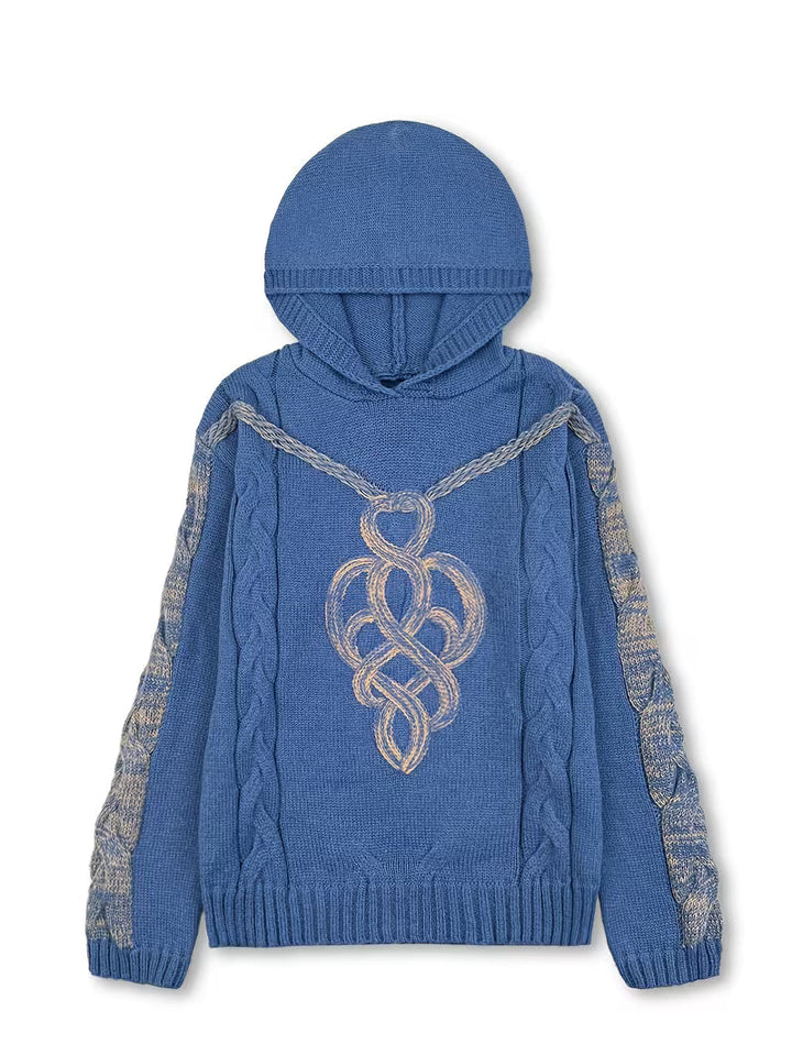 Cypriana – Elegancki Sweter z Kapturem