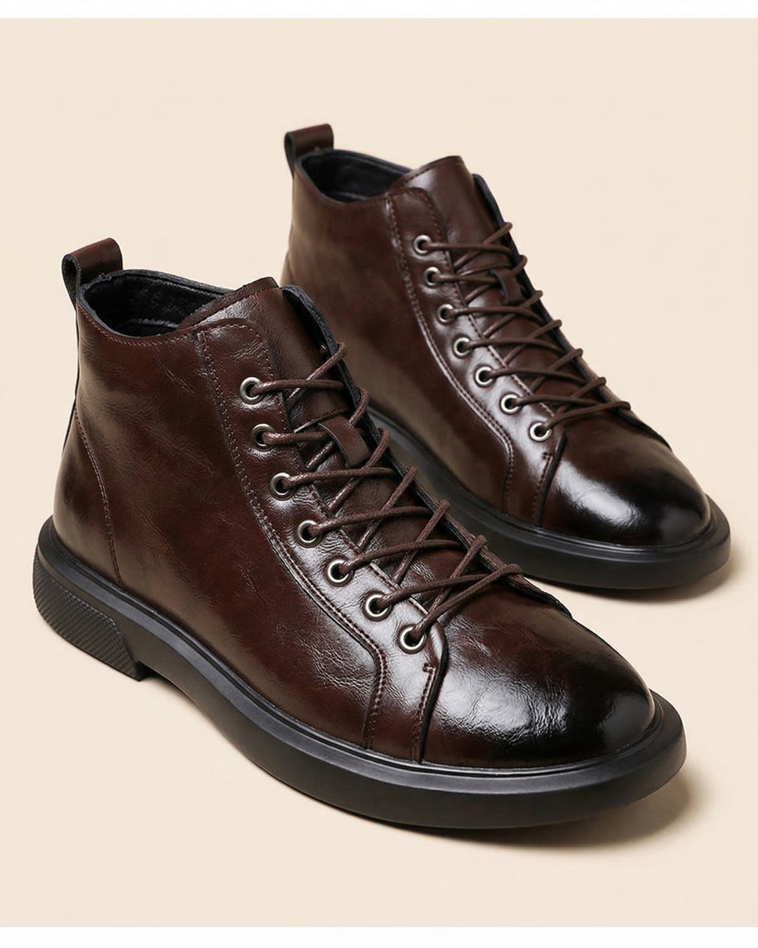 Kervens – Skórzane Buty Sznurowane
