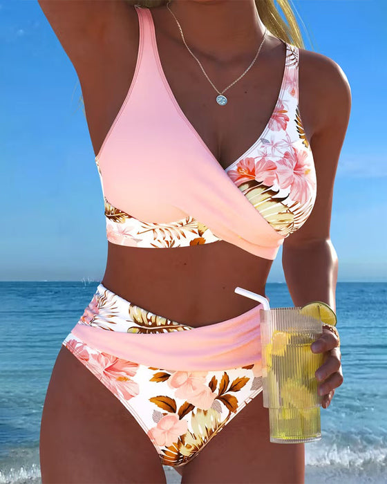 Killiane – Bikini z Kontrastowym Wzorem Kwiatowym